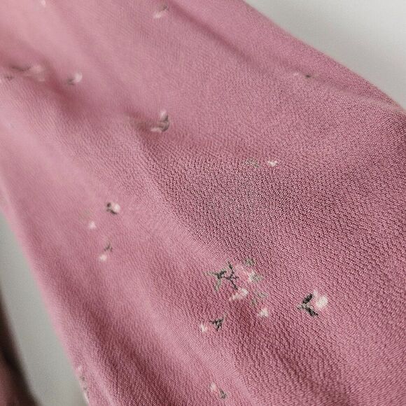 EUC AMERICAN EAGLE OUTFITTERS BLUSH PINK DITSY FLORAL RUFFLED SHORT DRESS SZ M - Picture 10 of 16